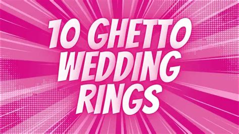 ghetto wedding rings|worst engagement rings.